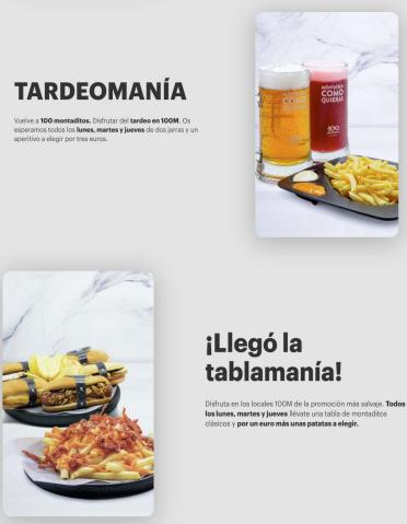Catálogo 100 Montaditos en Torrelodones | Móntatelo como quieras  | 23/2/2022 - 31/5/2022