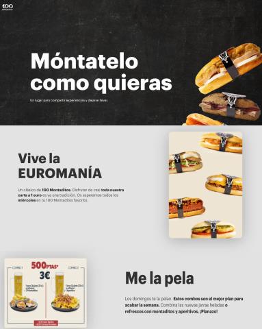 Catálogo 100 Montaditos en Valencia | Promos imperdibles | 2/1/2023 - 31/1/2023