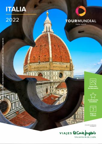 Catálogo Viajes El Corte Inglés en Gandia | Italia | 12/1/2022 - 31/12/2022