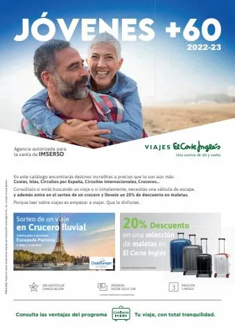 Catálogo Viajes El Corte Inglés en Alzira | Mayores de 60 | 10/10/2022 - 30/11/2023