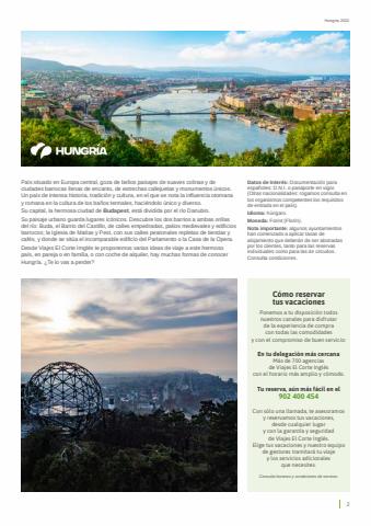 Catálogo Viajes El Corte Inglés en Torrejón | Hungría | 11/4/2022 - 30/6/2022