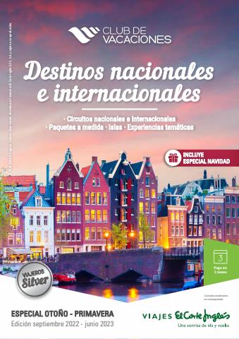 Catálogo Viajes El Corte Inglés en Gandia | Otoño Primavera Club de Vacaciones | 10/10/2022 - 30/6/2023