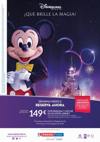 Catálogo Viajes Eroski en Santander | ¡Que brille la magia! | 28/1/2022 - 31/8/2022