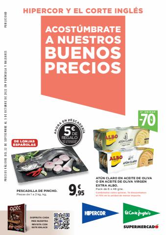 Catálogo Hipercor en El Ejido | Ofertas y promociones | 21/9/2022 - 4/10/2022