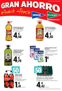 Ofertas de Hipercor en el folleto de Granada