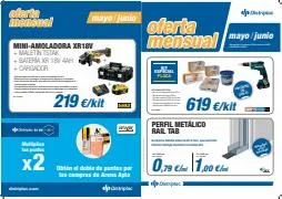 Catálogo Distriplac en Getafe | Catálogos OFERTA MENSUAL MAIG-JUNY | 3/3/2022 - 1/10/2021