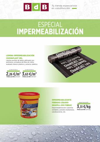 Ofertas de Jardín y Bricolaje en Alicante | Catálogos Especial Impermeabilización de BdB | 4/10/2022 - 31/10/2022