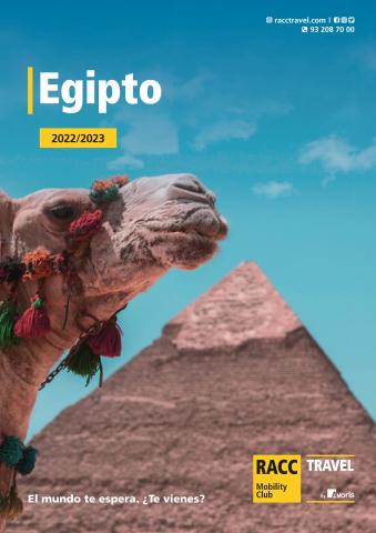 Catálogo Racc Travel en Badalona | Egipto 2023 | 29/9/2022 - 31/12/2023