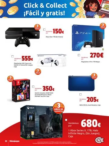 Catálogo CeX en Valencia | Compra con 3 años de garantia | 1/4/2023 - 30/4/2023