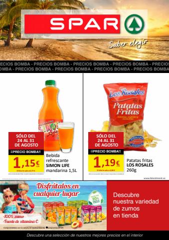Ofertas de Hiper-Supermercados en Peñarroya-Pueblonuevo | Folleto SPAR del 24 al 31 de agosto de SPAR | 16/8/2022 - 31/8/2022