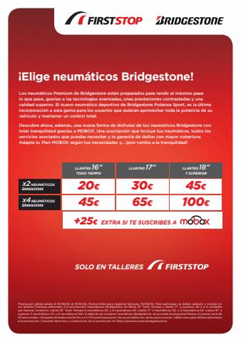 Catálogo First Stop en Ribadeo | Llega a Atenas con Bridgestone | 15/6/2022 - 31/7/2022
