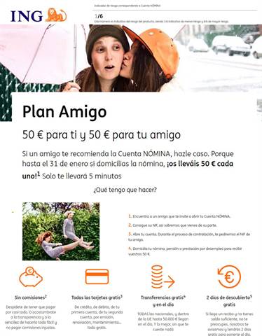 Catálogo ING Direct en Santander | Plan amigo | 14/1/2021 - 28/2/2021