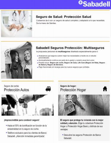 Catálogo Banco Sabadell en Dos Hermanas | Seguros Sabadell | 1/8/2022 - 24/10/2022