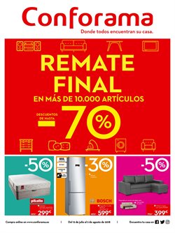 Conforama | Rebajas De Verano Y Ofertas Agosto 2018