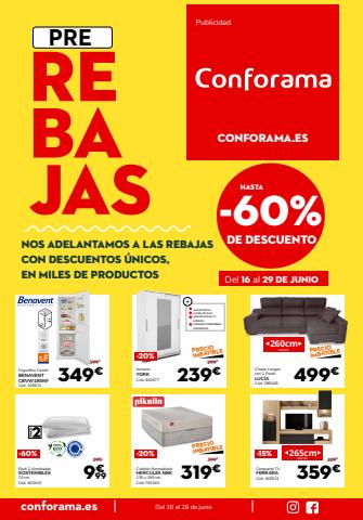 Catálogo Conforama en Lekeitio | Pre Rebajas | 16/6/2022 - 29/6/2022