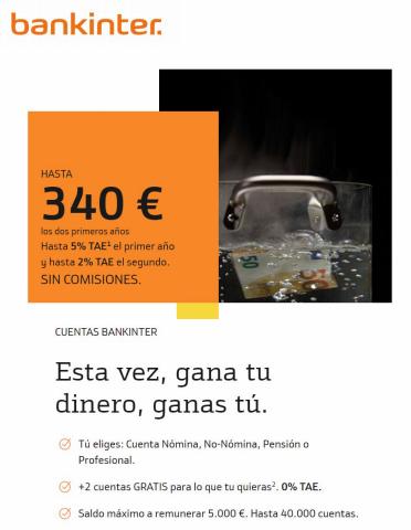 Ofertas de Bancos y Seguros en Llagosta | Ganas tu de Bankinter | 2/8/2022 - 31/12/2022