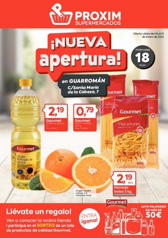 Catálogo Pròxim Supermercados | Nova obertura! | 18/1/2023 - 31/1/2023