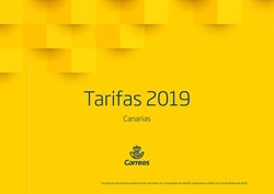 Ofertas de Correos en el folleto de San Cristobal de la Laguna (Tenerife)