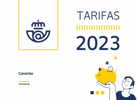Catálogo Correos en Telde | Tarifas de Correos para 2023 Canarias | 2/1/2023 - 31/12/2023
