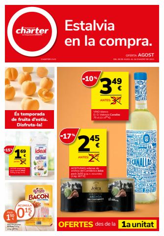 Ofertas de Hiper-Supermercados en Caudete | Catálogo Supermercados Charter de Supermercados Charter | 28/7/2022 - 24/8/2022