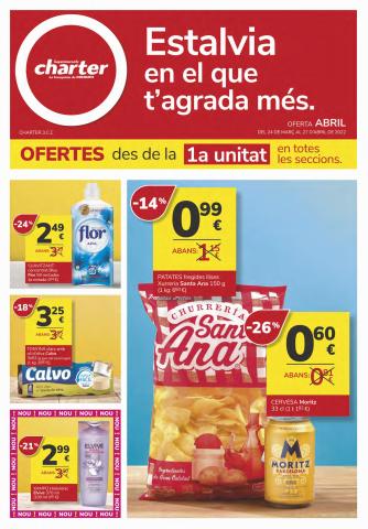Catálogo Supermercados Charter en Santa Coloma de Gramenet | Estalvia en el que t'agrada més | 24/3/2022 - 27/4/2022