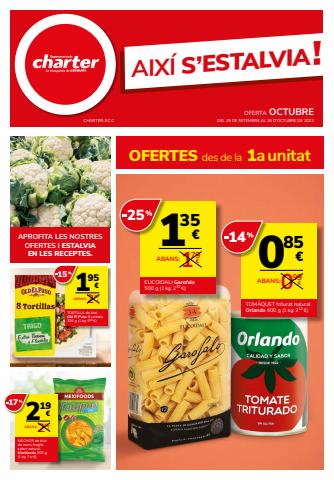Catálogo Supermercados Charter en Reus | Catálogo Supermercados Charter | 29/9/2022 - 26/10/2022