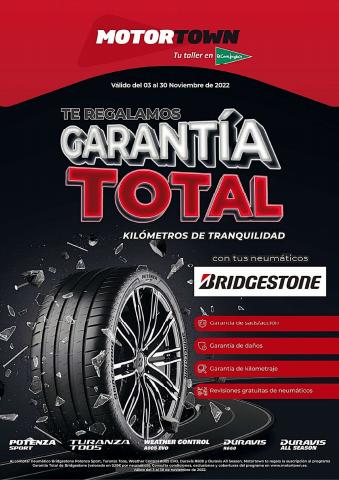 Catálogo MotorTown | Garantía total | 4/11/2022 - 30/11/2022