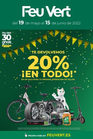 Catálogo Feu Vert Gran Turia en Xirivella | Te devolvemos el 20% ¡EN TODO! | 19/5/2022 - 15/6/2022