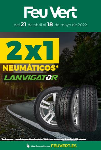 Catálogo Feu Vert en Valencia | 2x1 Pneumáticos Lanvigator | 21/4/2022 - 18/5/2022