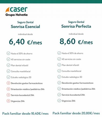 Catálogo Caser Seguros en Palma de Mallorca | Seguro de salud dental | 8/8/2022 - 31/8/2022