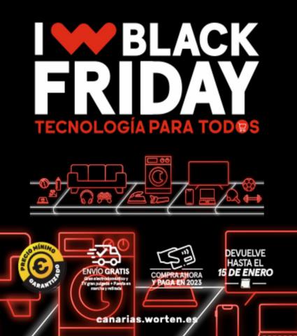 Catálogo Worten en Las Palmas de Gran Canaria | Ofertas Worten Black Friday  | 22/11/2022 - 27/11/2022