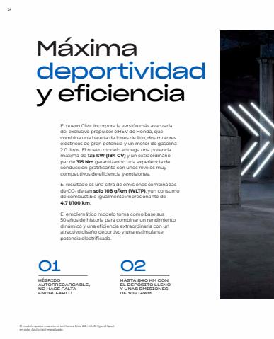 Catálogo Honda en Castellón de la Plana | Civic Hybrid | 27/7/2022 - 1/1/2023