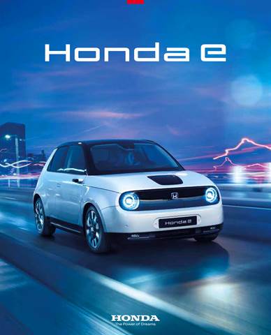 Catálogo Honda en Alicante | Honda E | 11/1/2021 - 31/12/2021