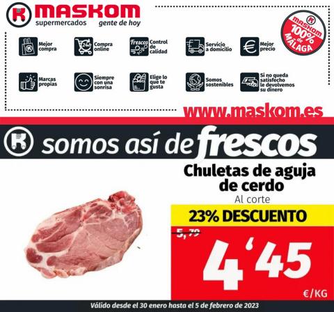 Catálogo Maskom Supermercados en Roda de Andalucía | Promociones especiales | 1/2/2023 - 5/2/2023