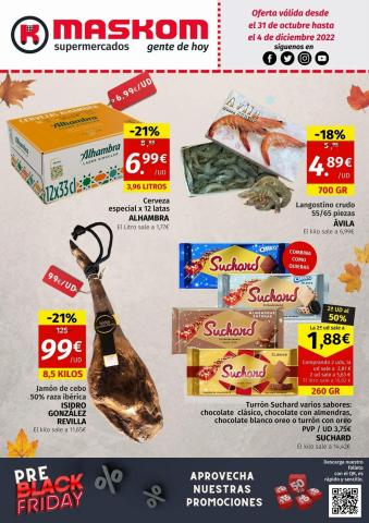 Catálogo Maskom Supermercados | Folleto mensual de noviembre 2022 | 31/10/2022 - 4/12/2022