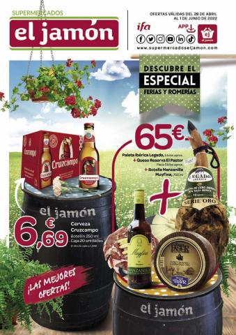 Catálogo Supermercados El Jamón en San José de la Rinconada | Las mejores ofertas  | 28/4/2022 - 1/6/2022