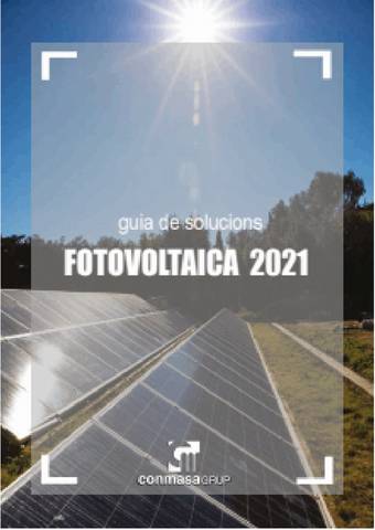 Catálogo Conmasa en Barcelona | Fotovoltaica 2021 | 10/5/2021 - 15/5/2021