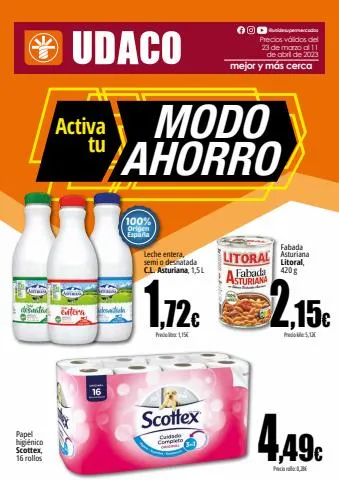 Catálogo UDACO en Alboraya | Activa tu modo ahorro_Udaco Peninsula | 23/3/2023 - 12/4/2023