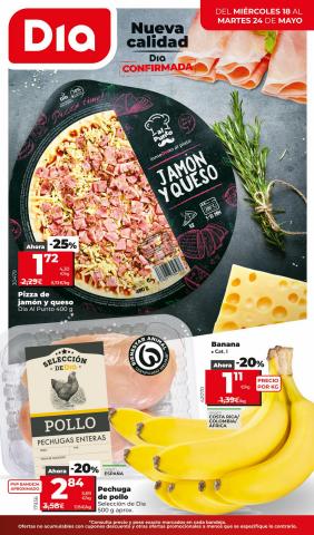 Ofertas de Hiper-Supermercados en Huesca | Nueva Calidad Dia de Dia Market | 18/5/2022 - 24/5/2022