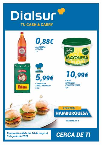 Catálogo Dialsur Cash & Carry en Castellón de la Plana | Especial hamburguesa  | 16/5/2022 - 5/6/2022