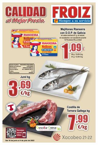 Ofertas de Hiper-Supermercados en Cuéllar | Ofertas Froiz de Froiz | 16/6/2022 - 4/7/2022