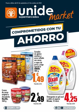 Ofertas de Hiper-Supermercados en Telde | Compromotidos con tu ahorro_Market Canarias de Unide Supermercados | 22/9/2022 - 5/10/2022