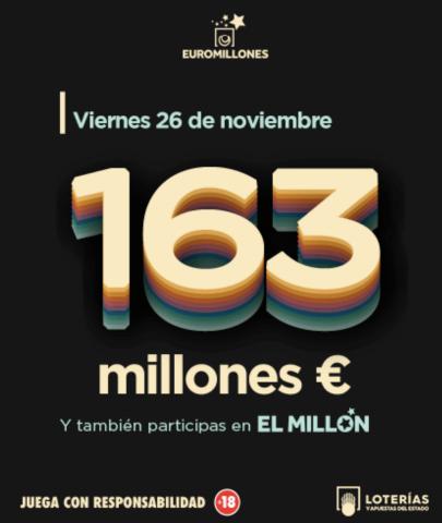 Catálogo Loterías y Apuestas del Estado en San Juan de Aznalfarache | Euromillones | 26/11/2021 - 26/11/2021