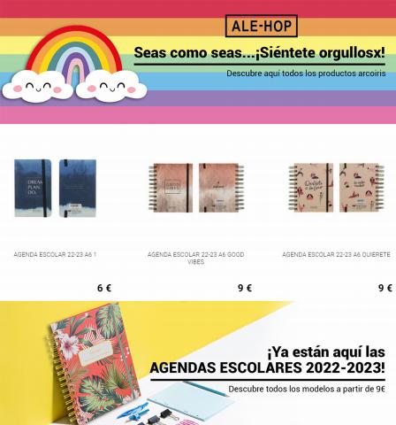 Catálogo Ale-Hop en Málaga | Agendas a partir de 9€ | 23/6/2022 - 6/7/2022