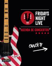 Catálogo TGI Friday's en Alcorcón | Friday's night live | 10/1/2023 - 31/1/2023