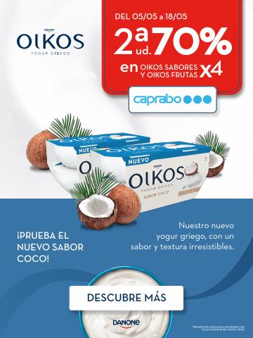Catálogo Yogurterías Danone | 2a ud -70% en Caprabo | 6/5/2022 - 18/5/2022