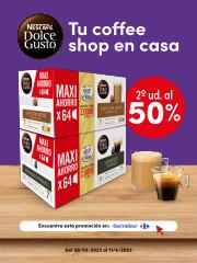 Ofertas de Hiper-Supermercados en Fuengirola | Dolce Gusto: 2ª unidad al 50%! de NESCAFÉ® Dolce Gusto® | 27/3/2023 - 11/4/2023