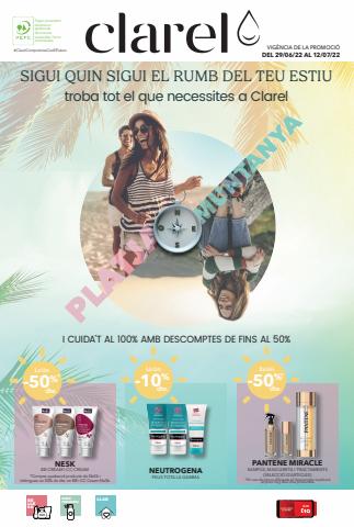 Ofertas de Perfumerías y Belleza en Sant Adrià de Besós | Platja o Muntanya de Clarel | 29/6/2022 - 12/7/2022
