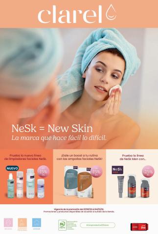 Ofertas de Salud y Ópticas en Bilbao | Nesk = New Skin  de Clarel | 21/9/2022 - 4/10/2022
