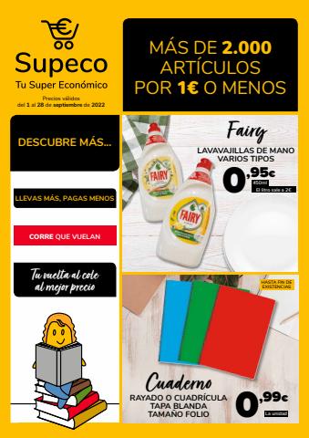 Ofertas de Hiper-Supermercados en Aranjuez | Tu Super Económico de Supeco | 1/9/2022 - 28/9/2022